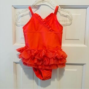 Circo Kids Swim One Piece in Bright Orange